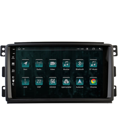 Navigatie Smart For Two (2007-2010), Android, Z-Octacore / 8GB RAM + 256GB ROM, 9 Inch - AD-BGZ9008+AD-BGRKIT417