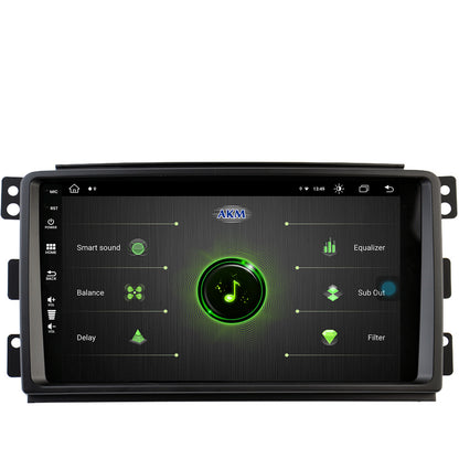 Navigatie Smart For Two (2007-2010), Android, Z-Octacore / 8GB RAM + 256GB ROM, 9 Inch - AD-BGZ9008+AD-BGRKIT417