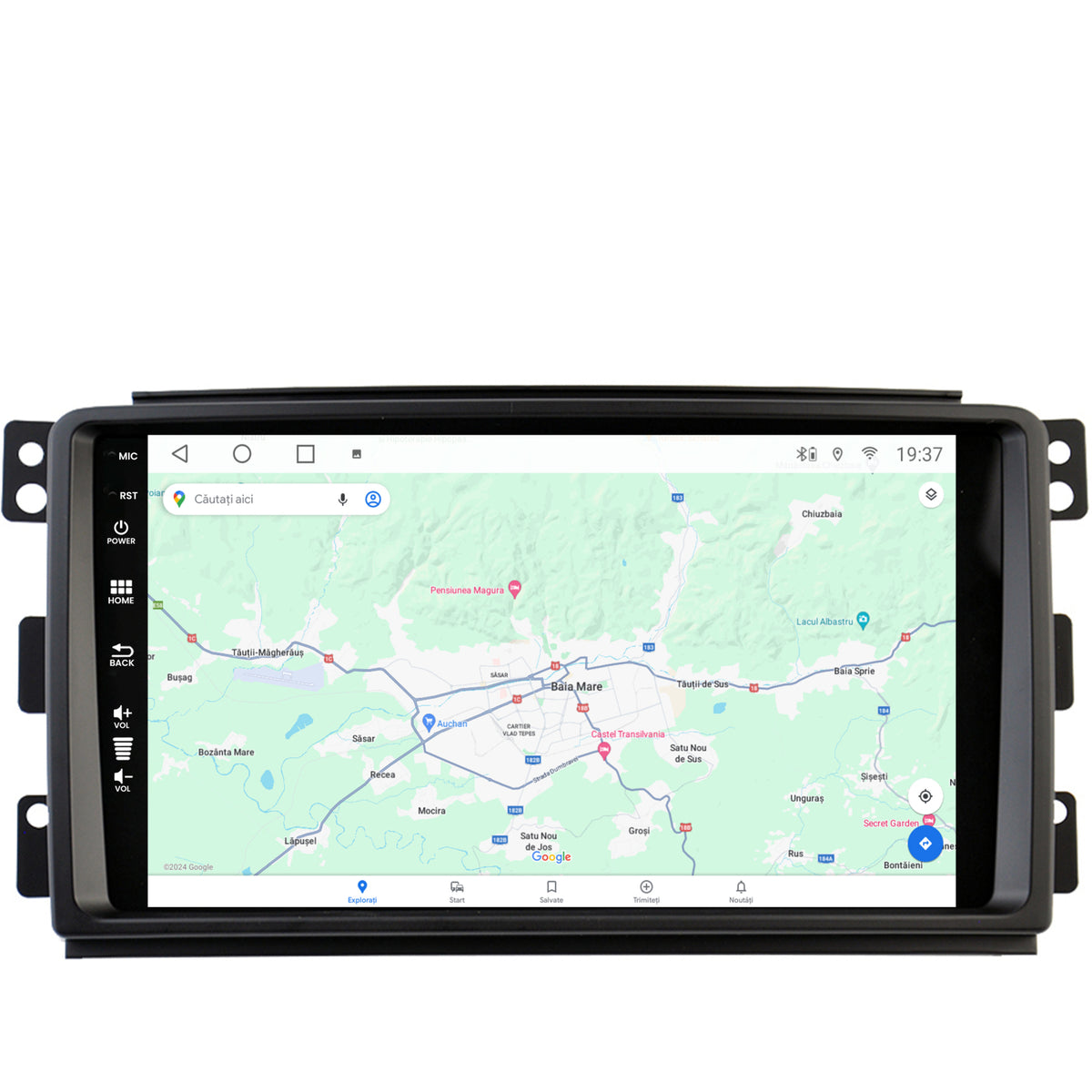 Navigatie Smart For Two (2007-2010), Android, A-Octacore / 4GB RAM + 64GB ROM, 9 Inch - AD-BGA9004+AD-BGRKIT417