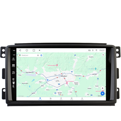 Navigatie Smart For Two (2007-2010), Android, A-Octacore / 4GB RAM + 64GB ROM, 9 Inch - AD-BGA9004+AD-BGRKIT417