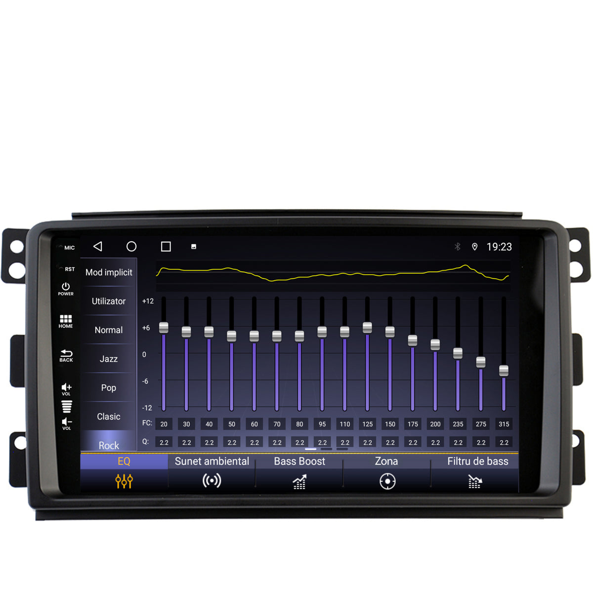 Navigatie Smart For Two (2007-2010), Android, A-Octacore / 4GB RAM + 64GB ROM, 9 Inch - AD-BGA9004+AD-BGRKIT417
