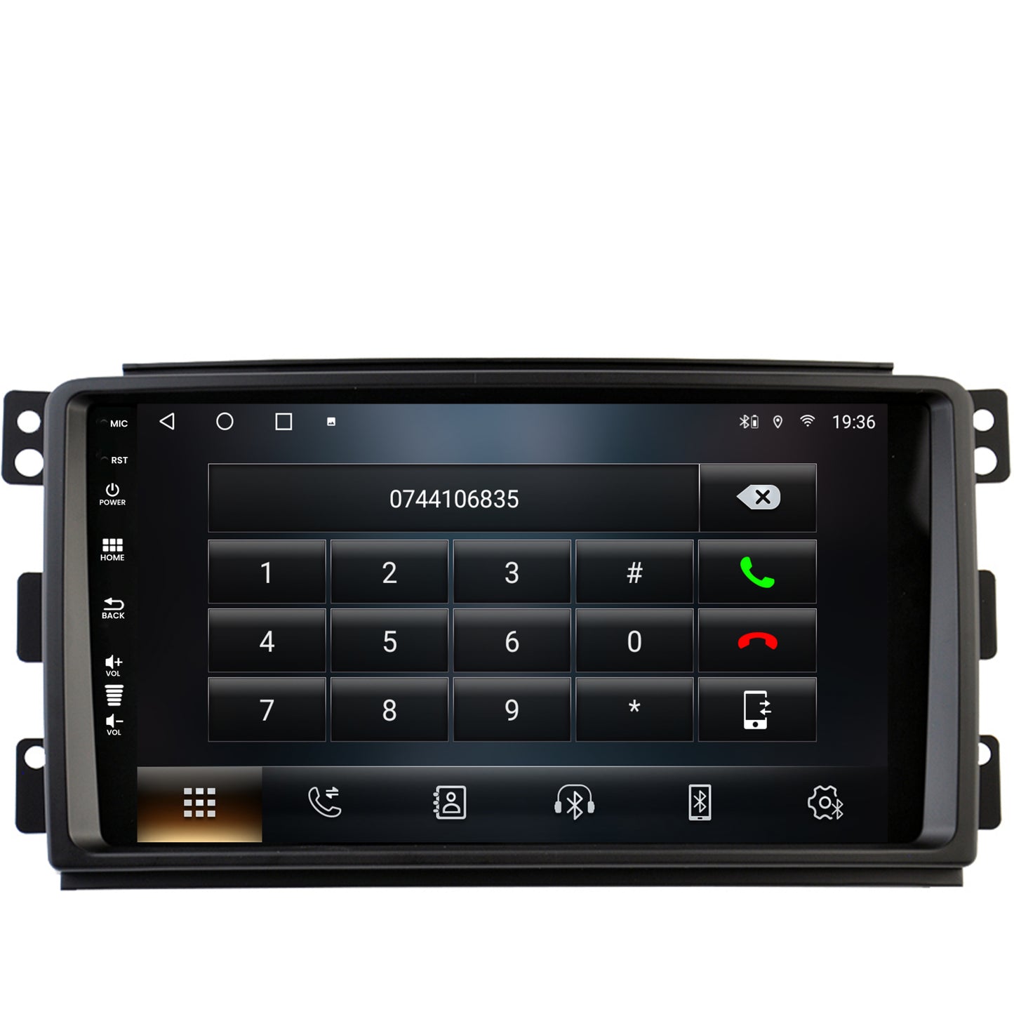 Navigatie Smart For Two (2007-2010), Android, A-Octacore / 4GB RAM + 64GB ROM, 9 Inch - AD-BGA9004+AD-BGRKIT417