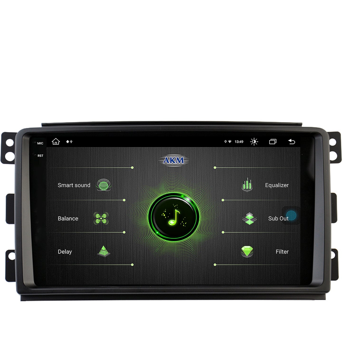 Navigatie Smart For Two (2007-2010), Android, V-Octacore / 4GB RAM + 64GB ROM, 9.5 Inch - AD-BGV9004+AD-BGRKIT417