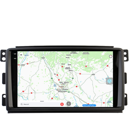 Navigatie Smart For Two (2007-2010), Android, V-Octacore / 4GB RAM + 64GB ROM, 9.5 Inch - AD-BGV9004+AD-BGRKIT417