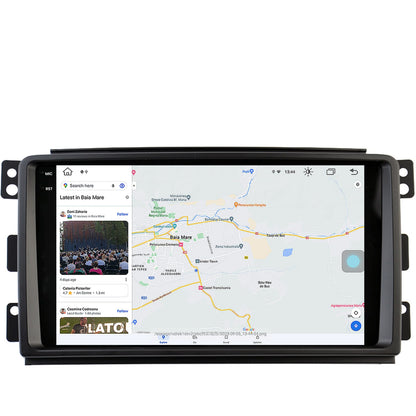 Navigatie Smart For Two (2007-2010), Android, X-Octacore / 8GB RAM + 256GB ROM, 9.5 Inch - AD-BGX9008+AD-BGRKIT417