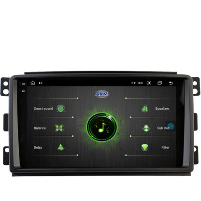 Navigatie Smart For Two (2007-2010), Android, X-Octacore / 8GB RAM + 256GB ROM, 9.5 Inch - AD-BGX9008+AD-BGRKIT417