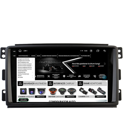 Navigatie Smart For Two (2007-2010), Android, X-Octacore / 8GB RAM + 256GB ROM, 9.5 Inch - AD-BGX9008+AD-BGRKIT417