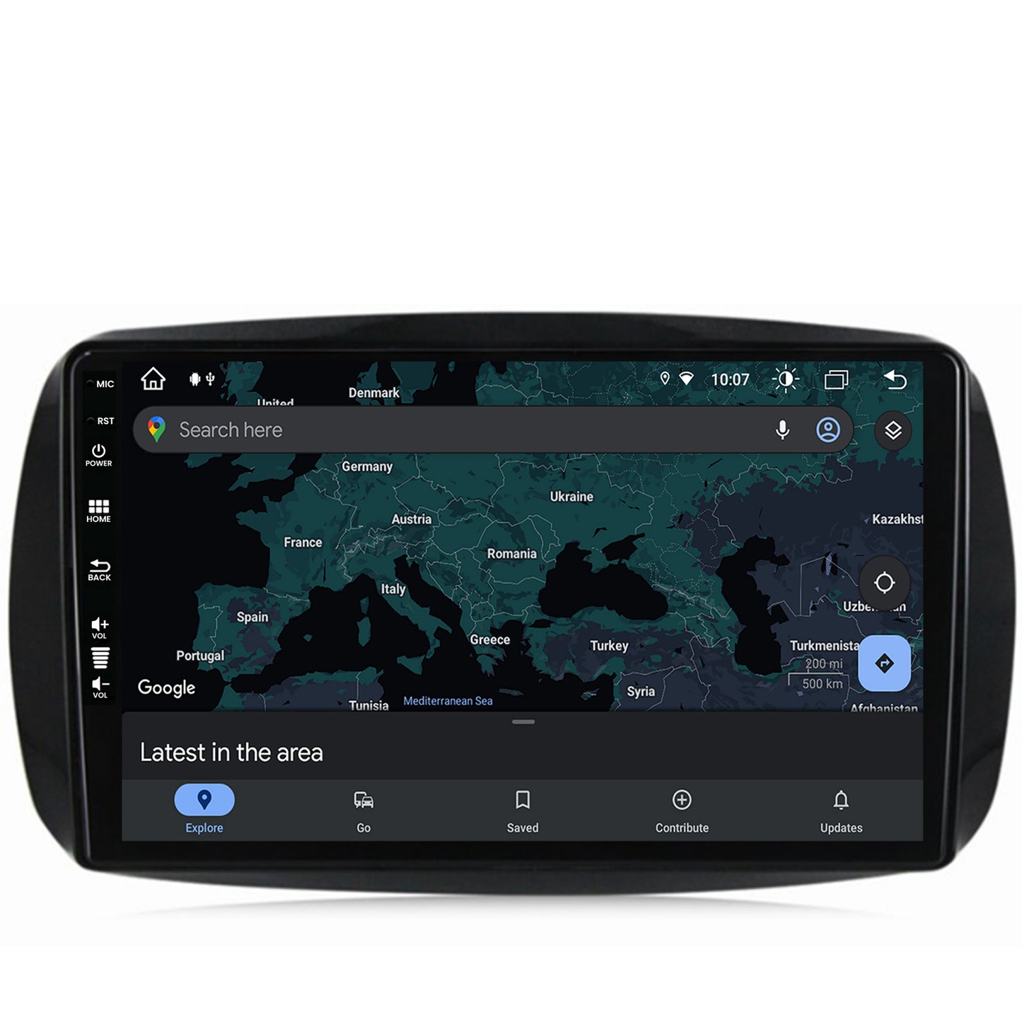 Navigatie Smart For Two (2016-Prezent), Android, Z-Octacore / 8GB RAM + 256GB ROM, 9 Inch - AD-BGZ9008+AD-BGRKIT412