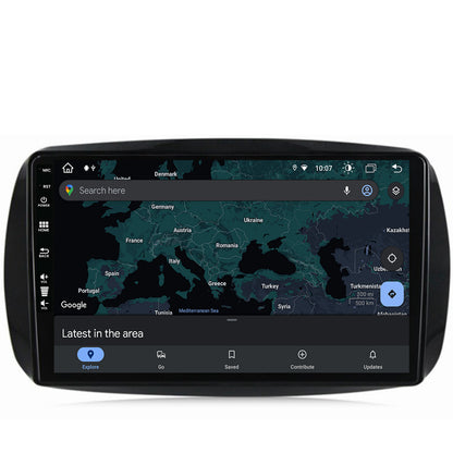 Navigatie Smart For Two (2016-Prezent), Android, Z-Octacore / 8GB RAM + 256GB ROM, 9 Inch - AD-BGZ9008+AD-BGRKIT412