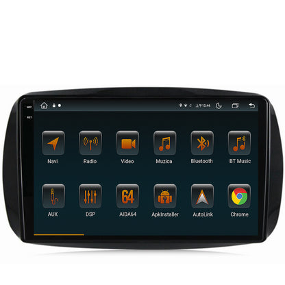 Navigatie Smart For Two (2016-Prezent), Android, V-Octacore / 4GB RAM + 64GB ROM, 9.5 Inch - AD-BGV9004+AD-BGRKIT412