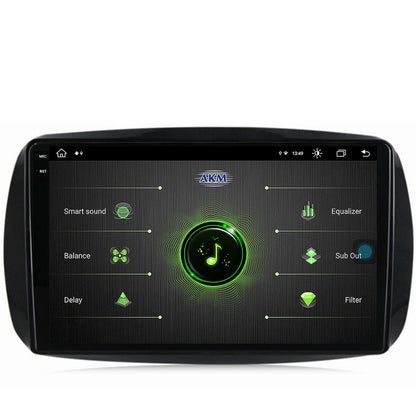 Navigatie Smart For Two (2016-Prezent), Android, V-Octacore / 4GB RAM + 64GB ROM, 9.5 Inch - AD-BGV9004+AD-BGRKIT412