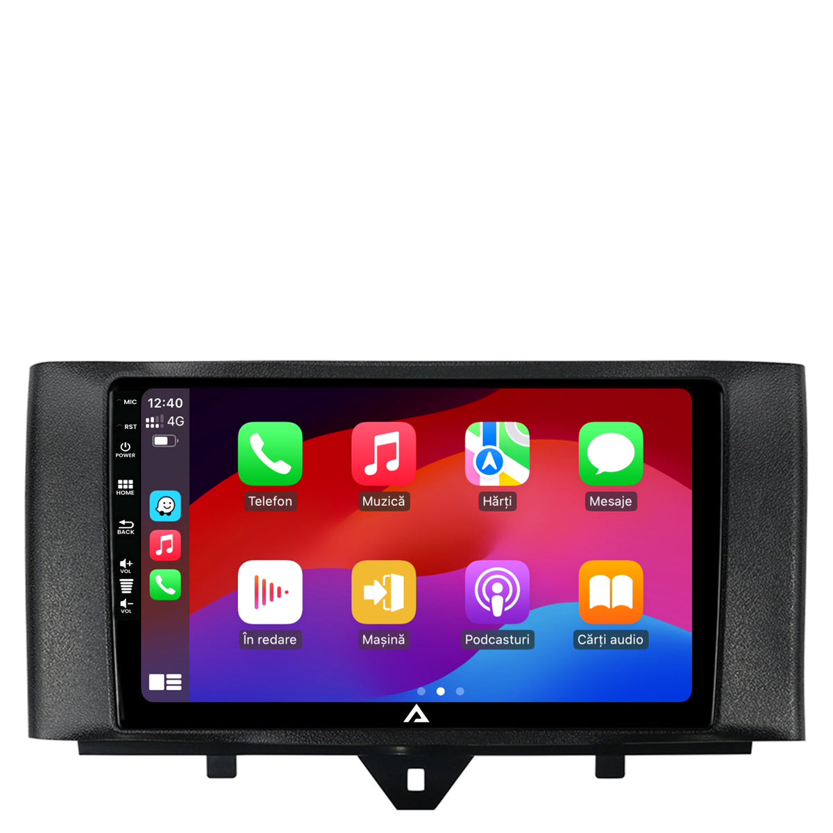 Navigatie Smart Fortwo (2010-2015), Android, E-Octacore / 2GB RAM + 32GB ROM, 9 Inch - AD-BGE9002+AD-BGRKIT409