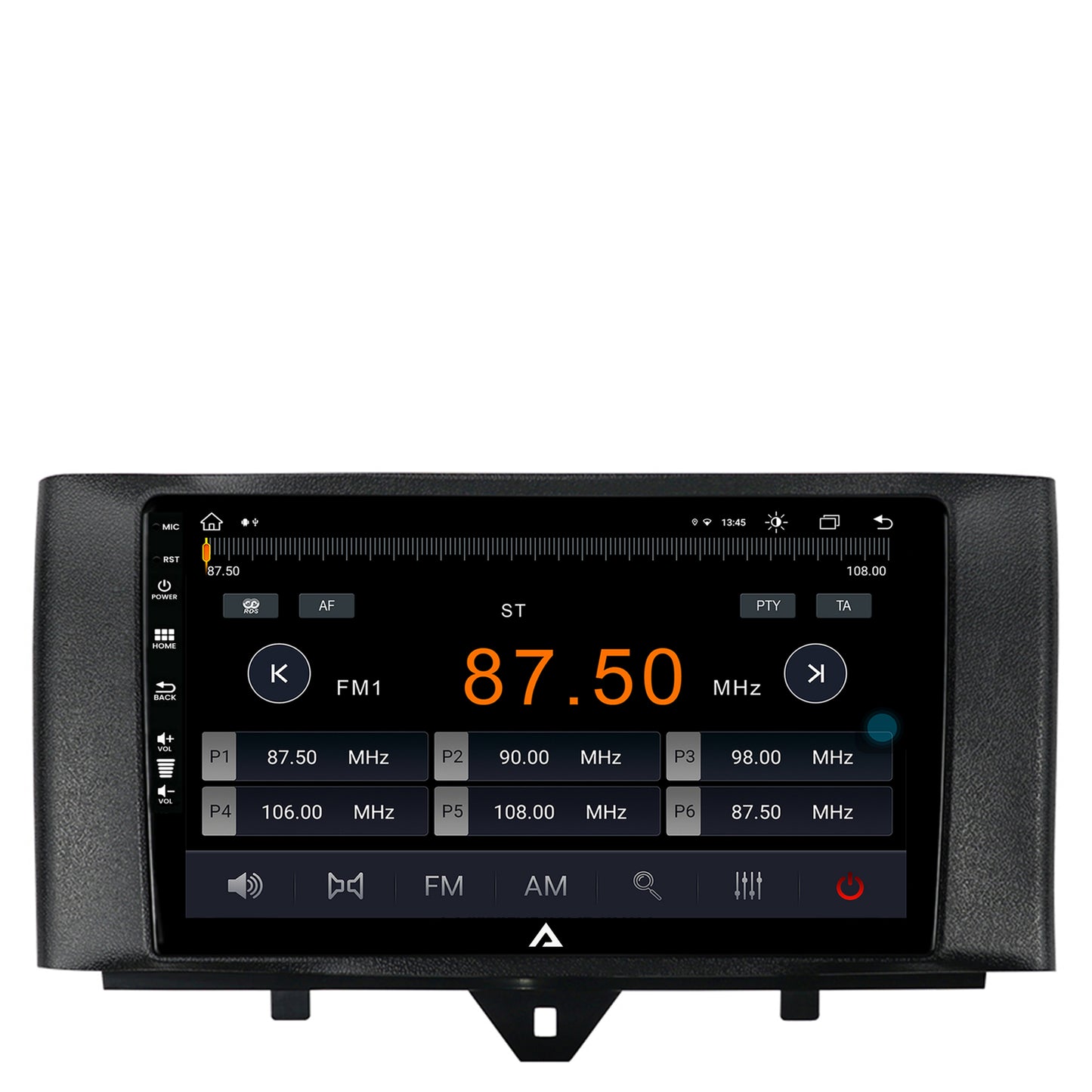 Navigatie Smart Fortwo (2010-2015), Android, Z-Octacore / 8GB RAM + 256GB ROM, 9 Inch - AD-BGZ9008+AD-BGRKIT409