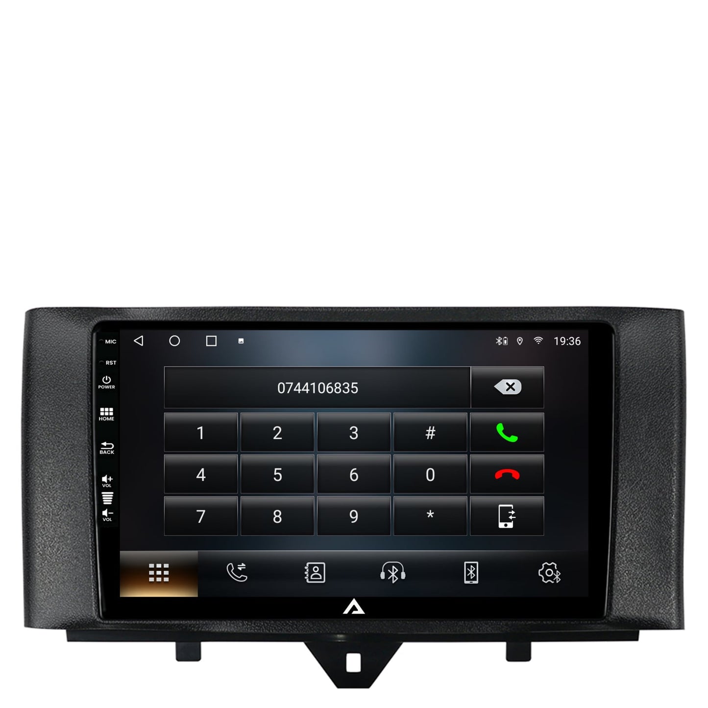 Navigatie Smart Fortwo (2010-2015), Android, A-Octacore / 4GB RAM + 64GB ROM, 9 Inch - AD-BGA9004+AD-BGRKIT409