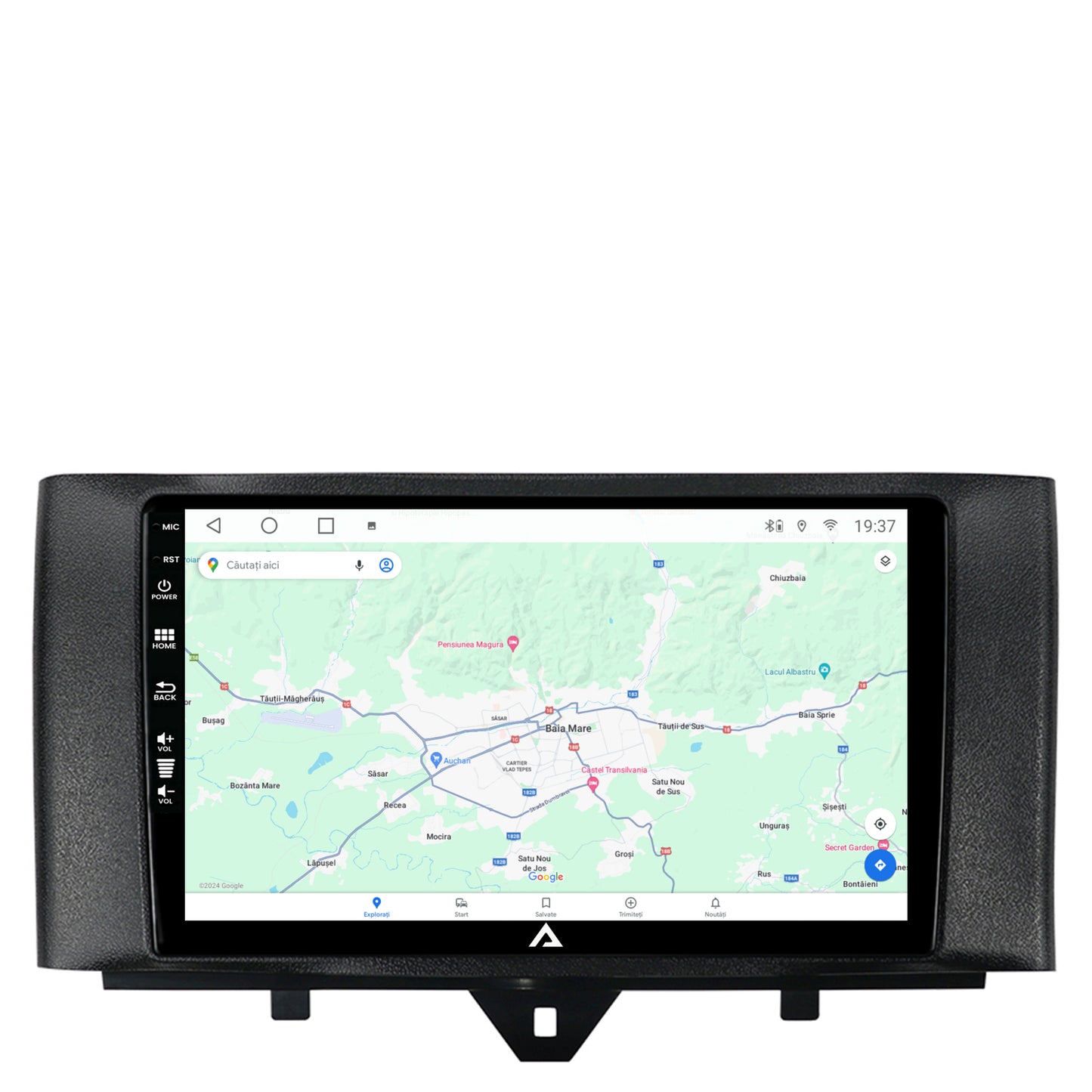 Navigatie Smart Fortwo (2010-2015), Android, A-Octacore / 4GB RAM + 64GB ROM, 9 Inch - AD-BGA9004+AD-BGRKIT409