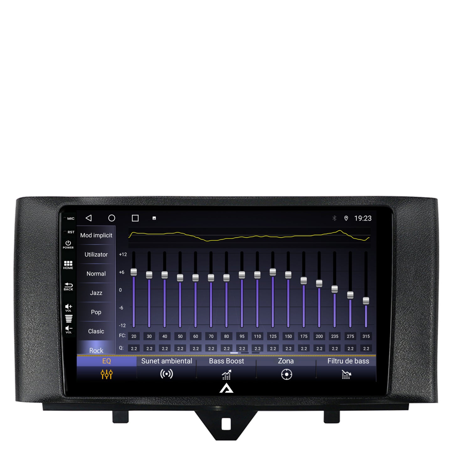 Navigatie Smart Fortwo (2010-2015), Android, A-Octacore / 4GB RAM + 64GB ROM, 9 Inch - AD-BGA9004+AD-BGRKIT409