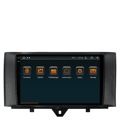 Navigatie Smart Fortwo (2010-2015), Android, V-Octacore / 4GB RAM + 64GB ROM, 9.5 Inch - AD-BGV9004+AD-BGRKIT409