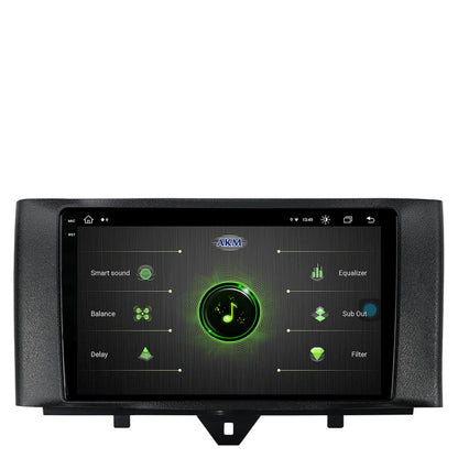 Navigatie Smart Fortwo (2010-2015), Android, X-Octacore / 8GB RAM + 256GB ROM, 9.5 Inch - AD-BGX9008+AD-BGRKIT409