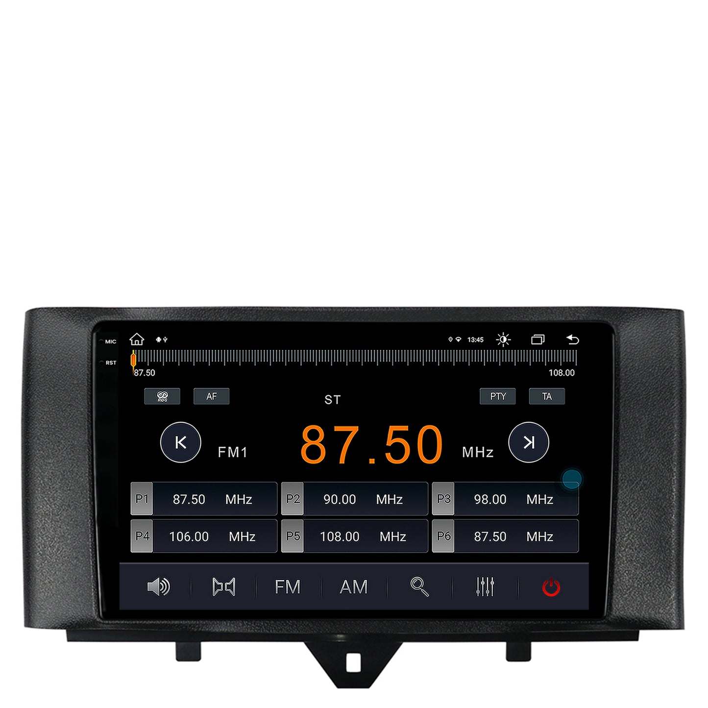 Navigatie Smart Fortwo (2010-2015), Android, X-Octacore / 8GB RAM + 256GB ROM, 9.5 Inch - AD-BGX9008+AD-BGRKIT409