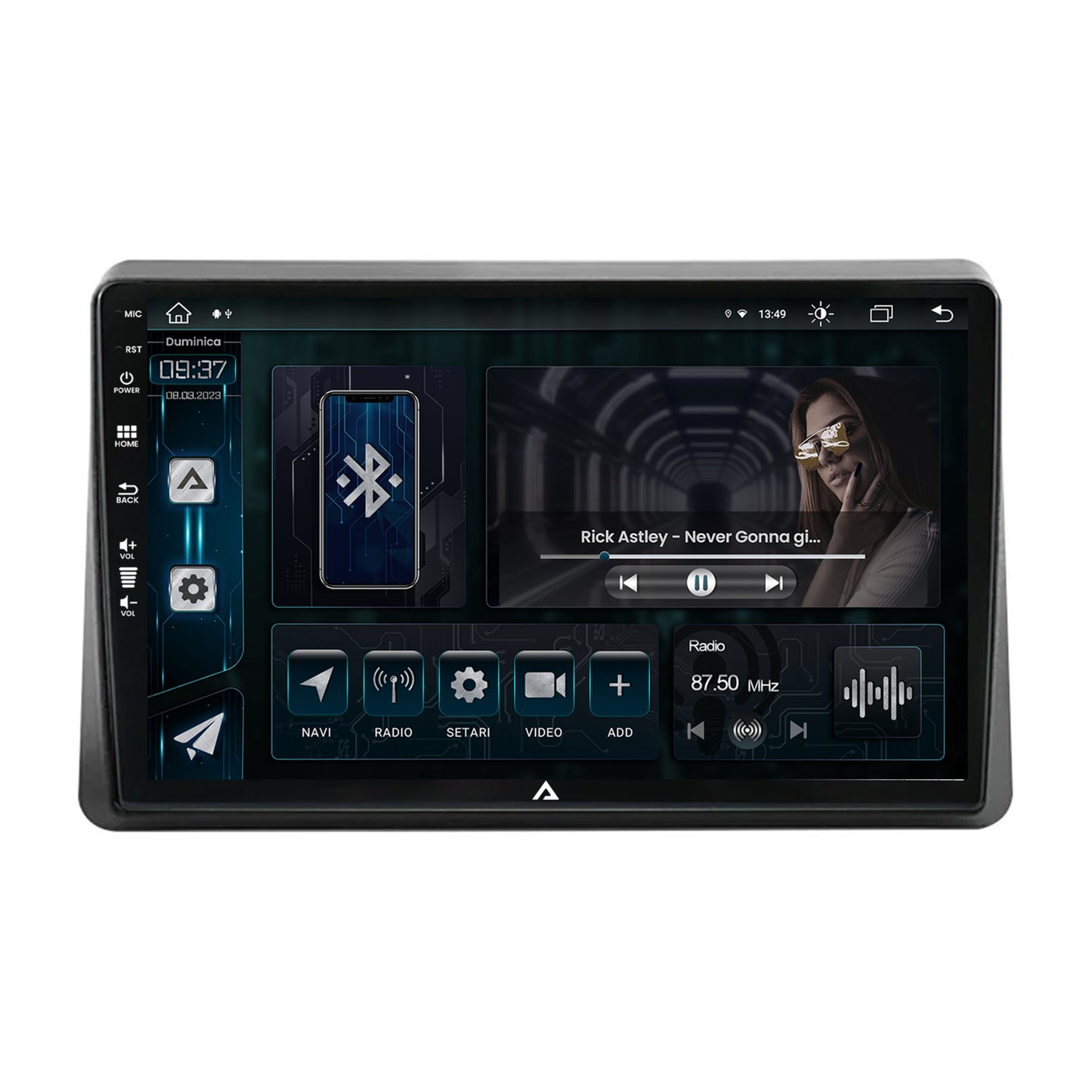 Navigatie Opel Movano / Renault Master (2020-2024), Android, Z-Octacore / 8GB RAM + 256GB ROM, 10 Inch - AD-BGZ10008+AD-BGRKIT377