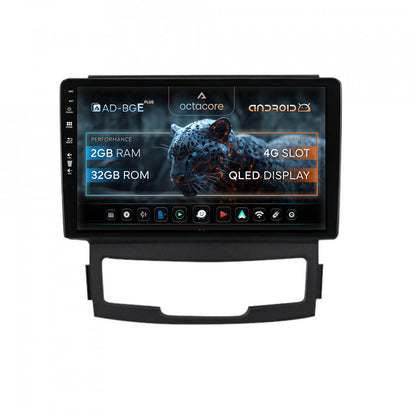 Navigatie Ssang Yong Korando (2010-2013), Android, E-Octacore / 2GB RAM + 32GB ROM, 9 Inch - AD-BGE9002+AD-BGRKIT432