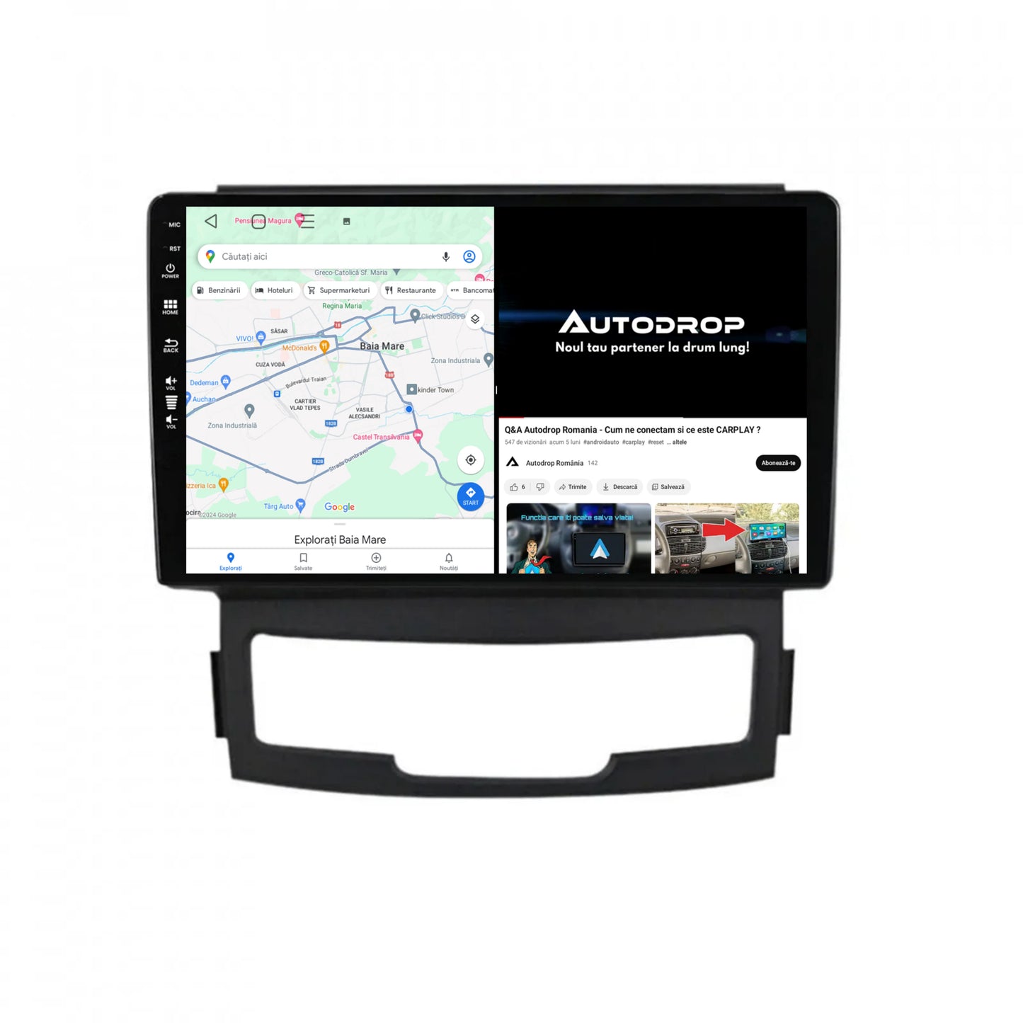 Navigatie Ssang Yong Korando (2010-2013), Android, P-Octacore / 2GB RAM + 32GB ROM, 9 Inch - AD-BGP9002+AD-BGRKIT432