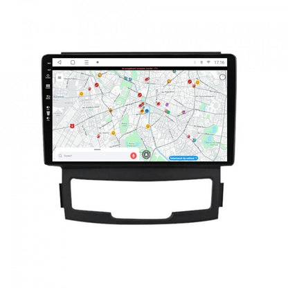 Navigatie Ssang Yong Korando (2010-2013), Android, P-Octacore / 2GB RAM + 32GB ROM, 9 Inch - AD-BGP9002+AD-BGRKIT432