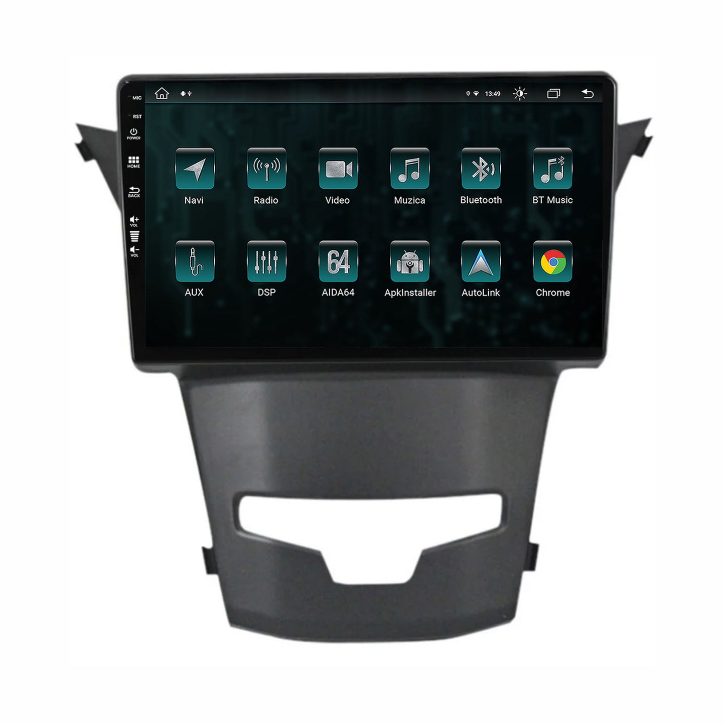 Navigatie Ssang Yong Korando (2013-2019), Android, A-Octacore / 4GB RAM + 64GB ROM, 9 Inch - AD-BGA9004+AD-BGRKIT441