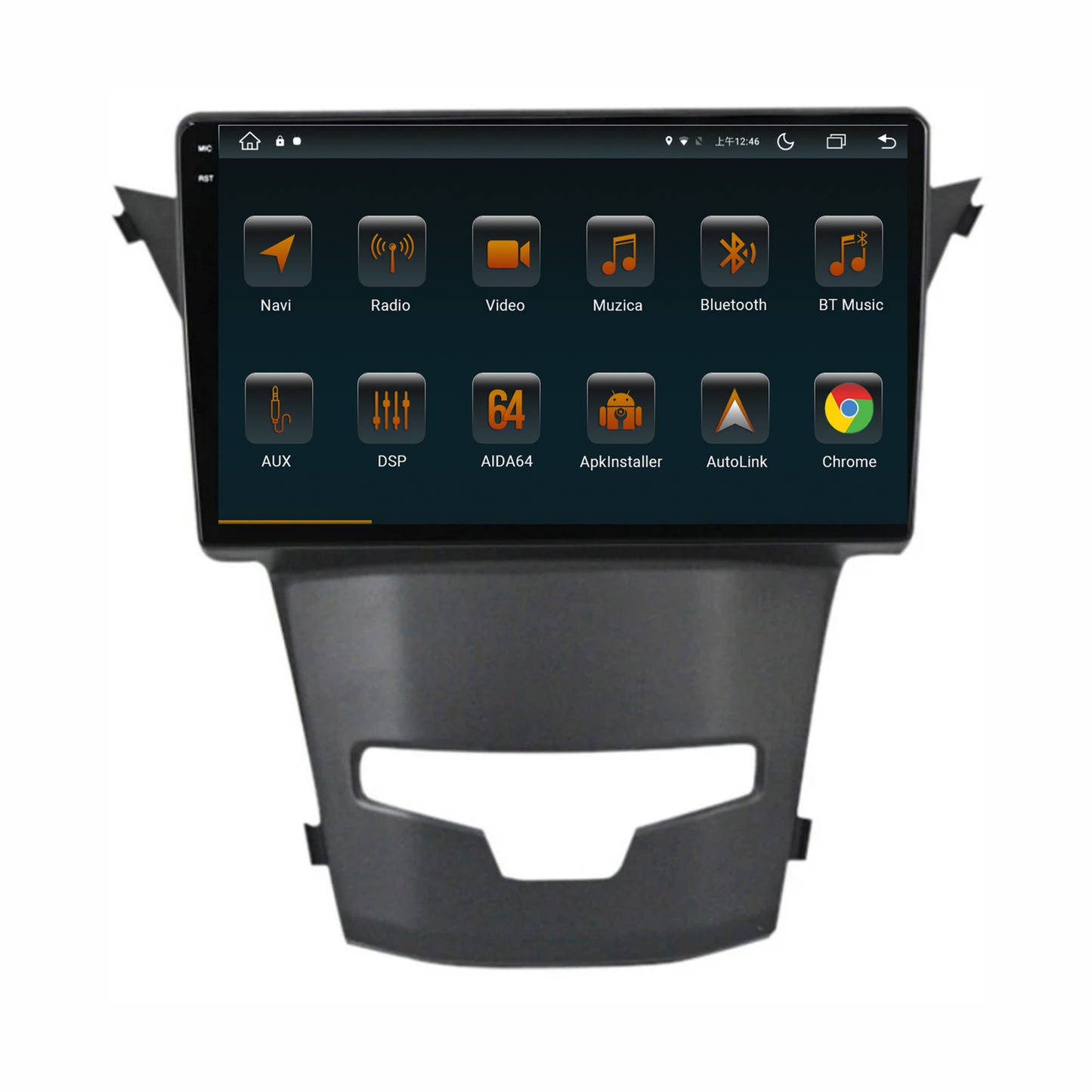 Navigatie Ssang Yong Korando (2013-2019), Android, V-Octacore / 4GB RAM + 64GB ROM, 9.5 Inch - AD-BGV9004+AD-BGRKIT441