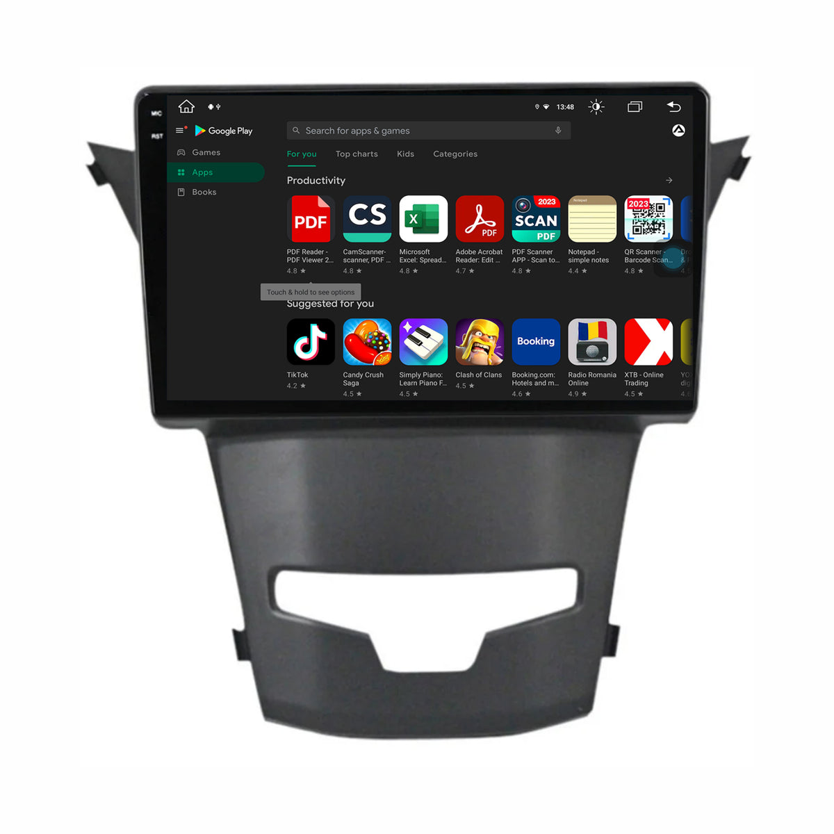 Navigatie Ssang Yong Korando (2013-2019), Android, X-Octacore / 8GB RAM + 256GB ROM, 9.5 Inch - AD-BGX9008+AD-BGRKIT441
