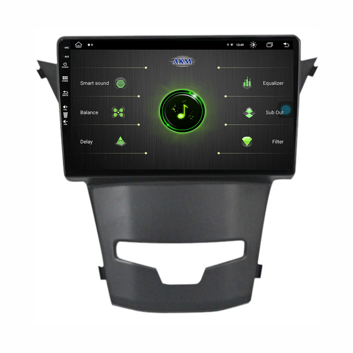 Navigatie Ssang Yong Korando (2013-2019), Android, Z-Octacore / 8GB RAM + 256GB ROM, 9 Inch - AD-BGZ9008+AD-BGRKIT441