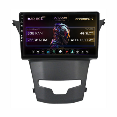 Navigatie Ssang Yong Korando (2013-2019), Android, Z-Octacore / 8GB RAM + 256GB ROM, 9 Inch - AD-BGZ9008+AD-BGRKIT441