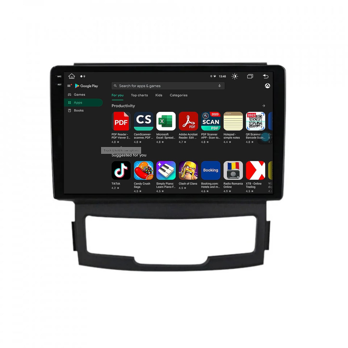 Navigatie Ssang Yong Korando (2010-2013), Android, X-Octacore / 8GB RAM + 256GB ROM, 9.5 Inch - AD-BGX9008+AD-BGRKIT432
