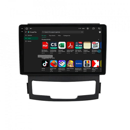 Navigatie Ssang Yong Korando (2010-2013), Android, X-Octacore / 8GB RAM + 256GB ROM, 9.5 Inch - AD-BGX9008+AD-BGRKIT432