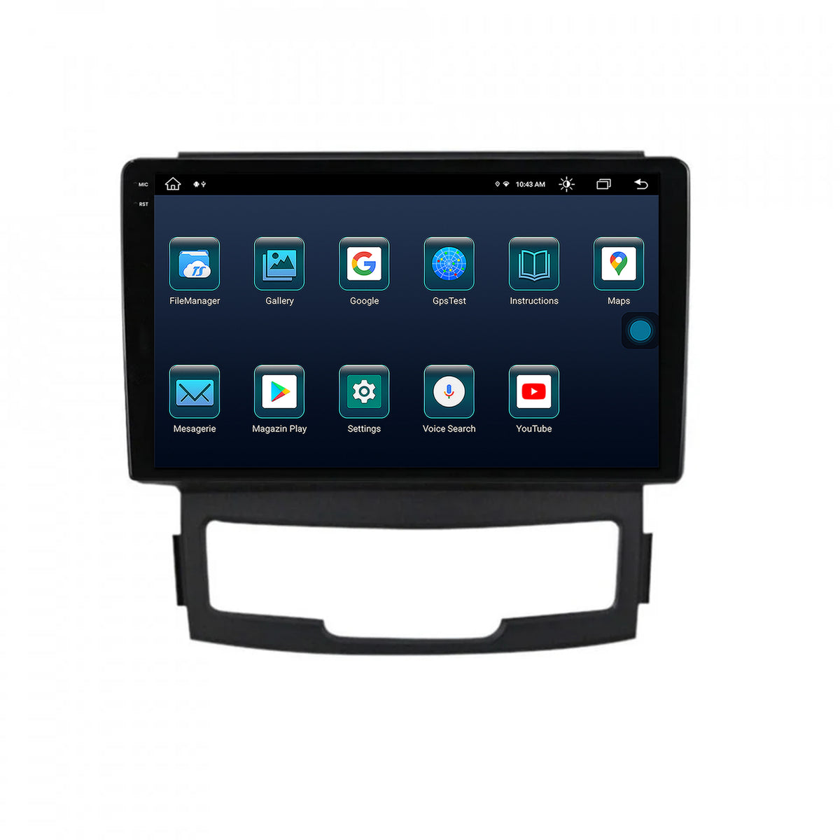 Navigatie Ssang Yong Korando (2010-2013), Android, X-Octacore / 8GB RAM + 256GB ROM, 9.5 Inch - AD-BGX9008+AD-BGRKIT432