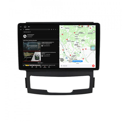 Navigatie Ssang Yong Korando (2010-2013), Android, X-Octacore / 8GB RAM + 256GB ROM, 9.5 Inch - AD-BGX9008+AD-BGRKIT432