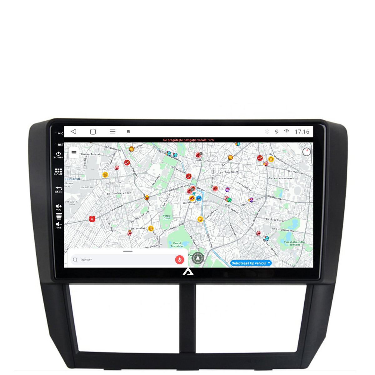 Navigatie Subaru Forester (2007-2013), Android, E-Octacore / 2GB RAM + 32GB ROM, 9 Inch - AD-BGE9002+AD-BGRKIT333
