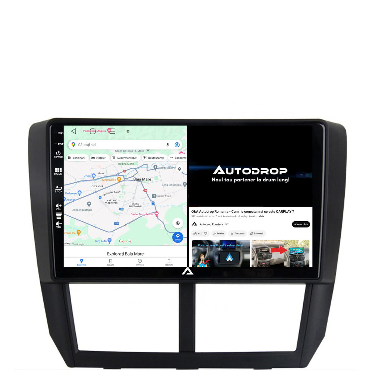 Navigatie Subaru Forester (2007-2013), Android, E-Octacore / 2GB RAM + 32GB ROM, 9 Inch - AD-BGE9002+AD-BGRKIT333