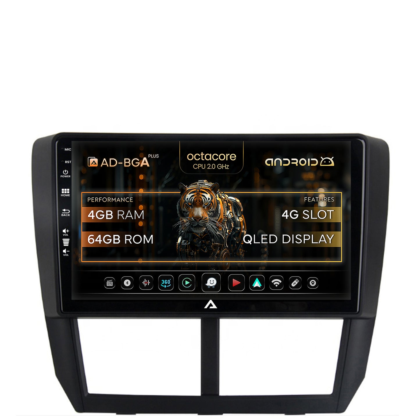 Navigatie Subaru Forester (2007-2013), Android, A-Octacore / 4GB RAM + 64GB ROM, 9 Inch - AD-BGA9004+AD-BGRKIT333