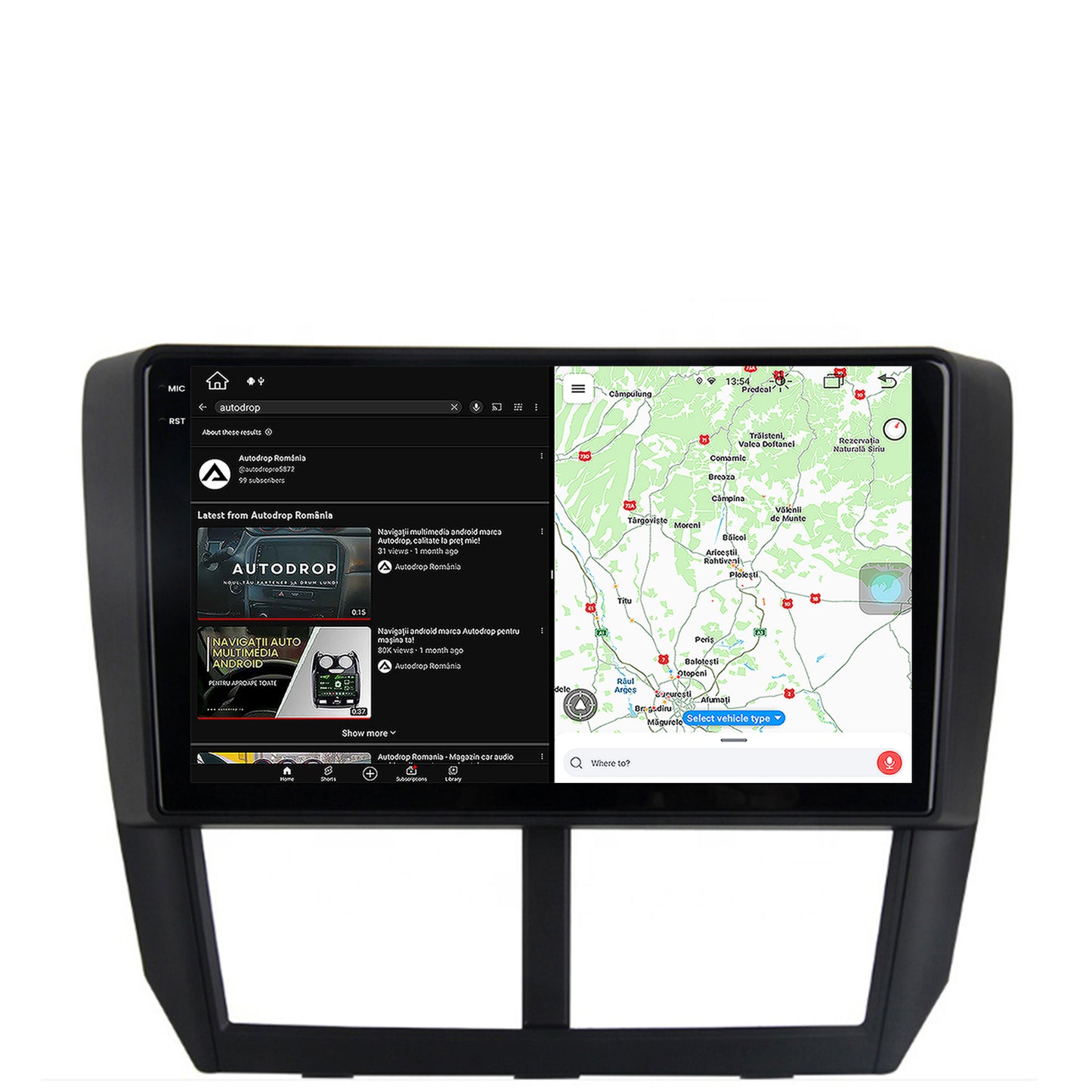 Navigatie Subaru Forester (2007-2013), Android, V-Octacore / 4GB RAM + 64GB ROM, 9.5 Inch - AD-BGV9004+AD-BGRKIT333
