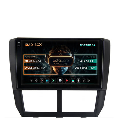 Navigatie Subaru Forester (2007-2013), Android, X-Octacore / 8GB RAM + 256GB ROM, 9.5 Inch - AD-BGX9008+AD-BGRKIT333