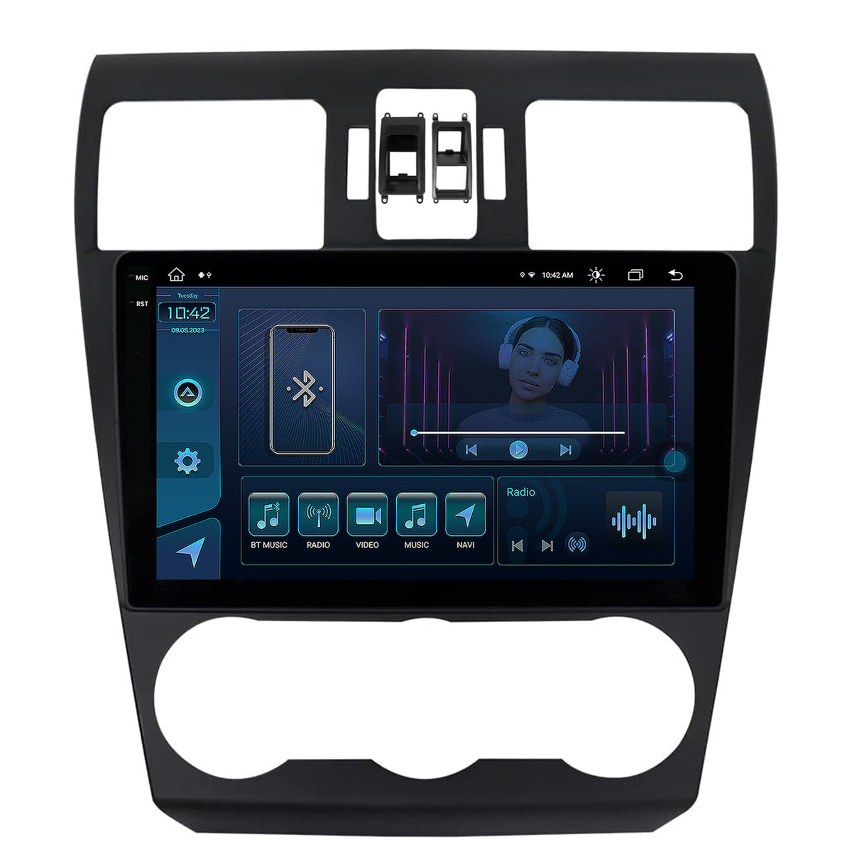 Navigatie Subaru Forester (2012-2018), Android, X-Octacore / 8GB RAM + 256GB ROM, 9.5 Inch - AD-BGX9008+AD-BGRKIT334