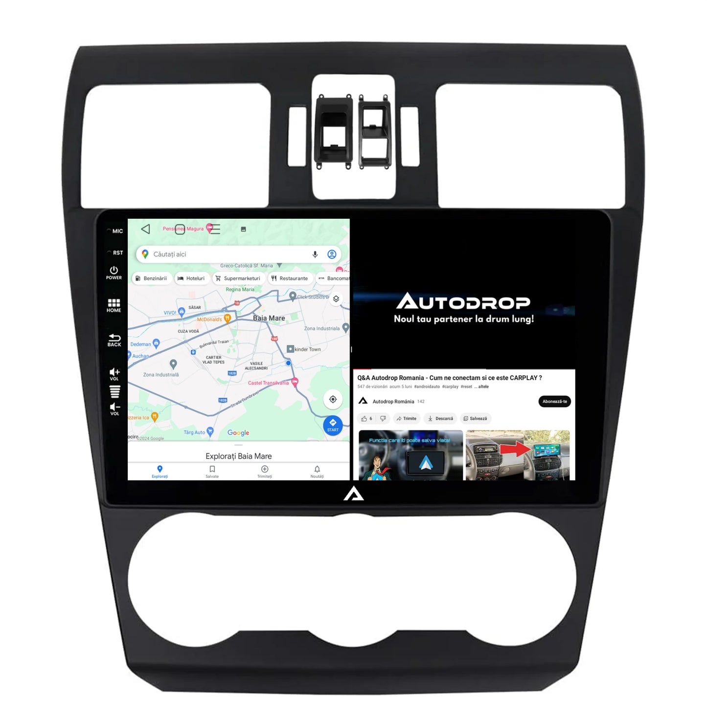 Navigatie Subaru Forester (2012-2018), Android, E-Octacore / 2GB RAM + 32GB ROM, 9 Inch - AD-BGE9002+AD-BGRKIT334