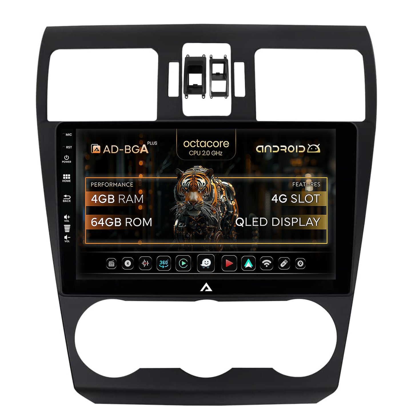 Navigatie Subaru Forester (2012-2018), Android, A-Octacore / 4GB RAM + 64GB ROM, 9 Inch - AD-BGA9004+AD-BGRKIT334