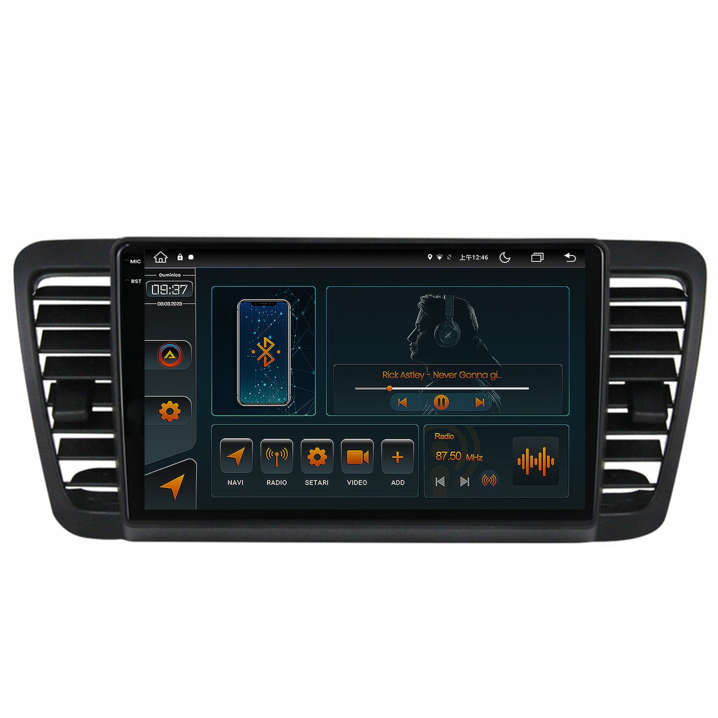 Navigatie Subaru Legacy (2004-2010), Android, V-Octacore / 4GB RAM + 64GB ROM, 9.5 Inch - AD-BGV9004+AD-BGRKIT338