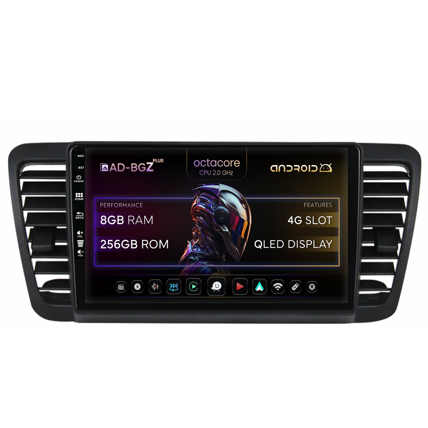 Navigatie Subaru Legacy (2004-2010), Android, Z-Octacore / 8GB RAM + 256GB ROM, 9 Inch - AD-BGZ9008+AD-BGRKIT338