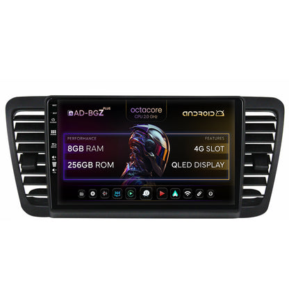 Navigatie Subaru Legacy (2004-2010), Android, Z-Octacore / 8GB RAM + 256GB ROM, 9 Inch - AD-BGZ9008+AD-BGRKIT338