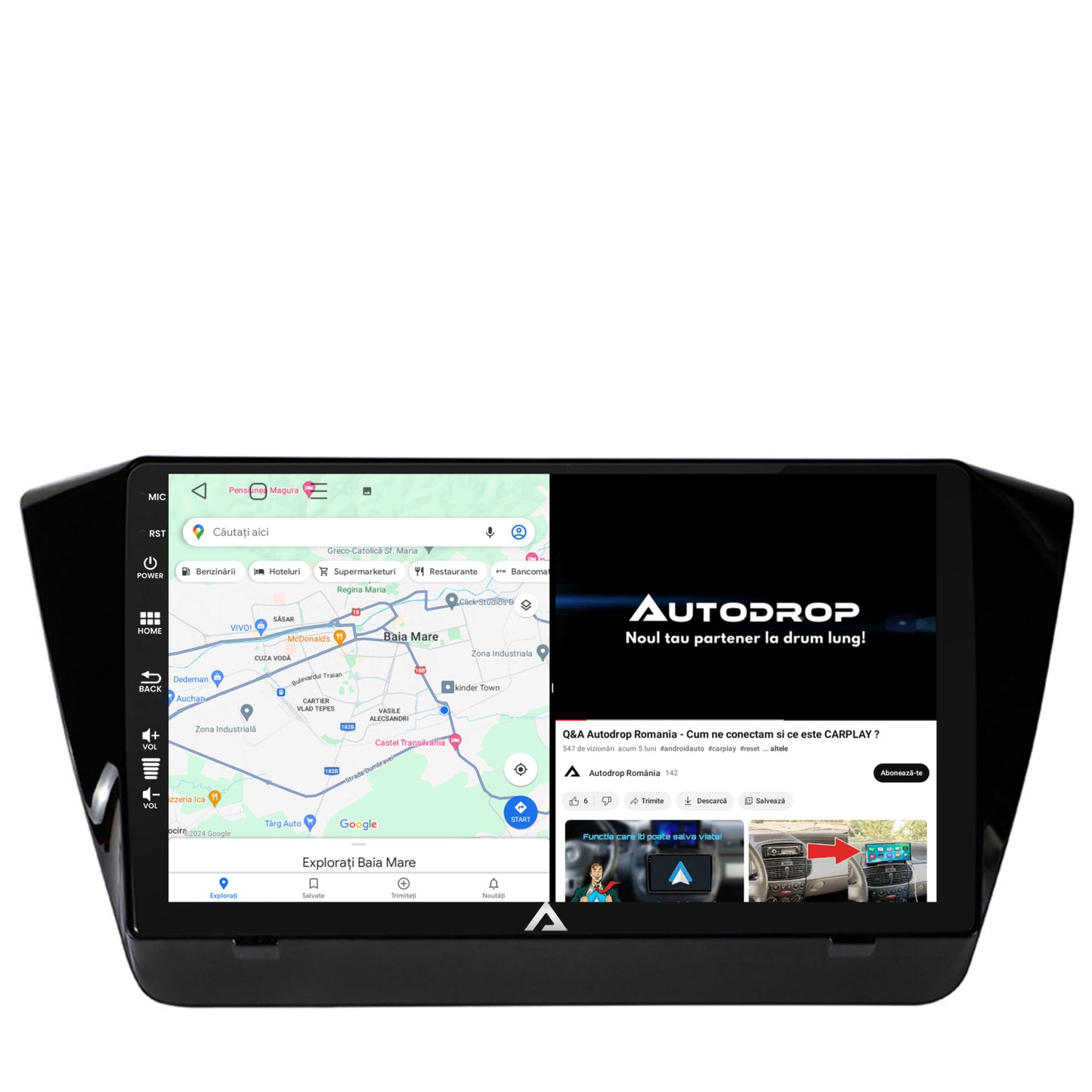 Navigatie Superb 3 (2015+), Android, E-Octacore / 2GB RAM + 32GB ROM, 10.1 Inch - AD-BGE10002+AD-BGRKIT034