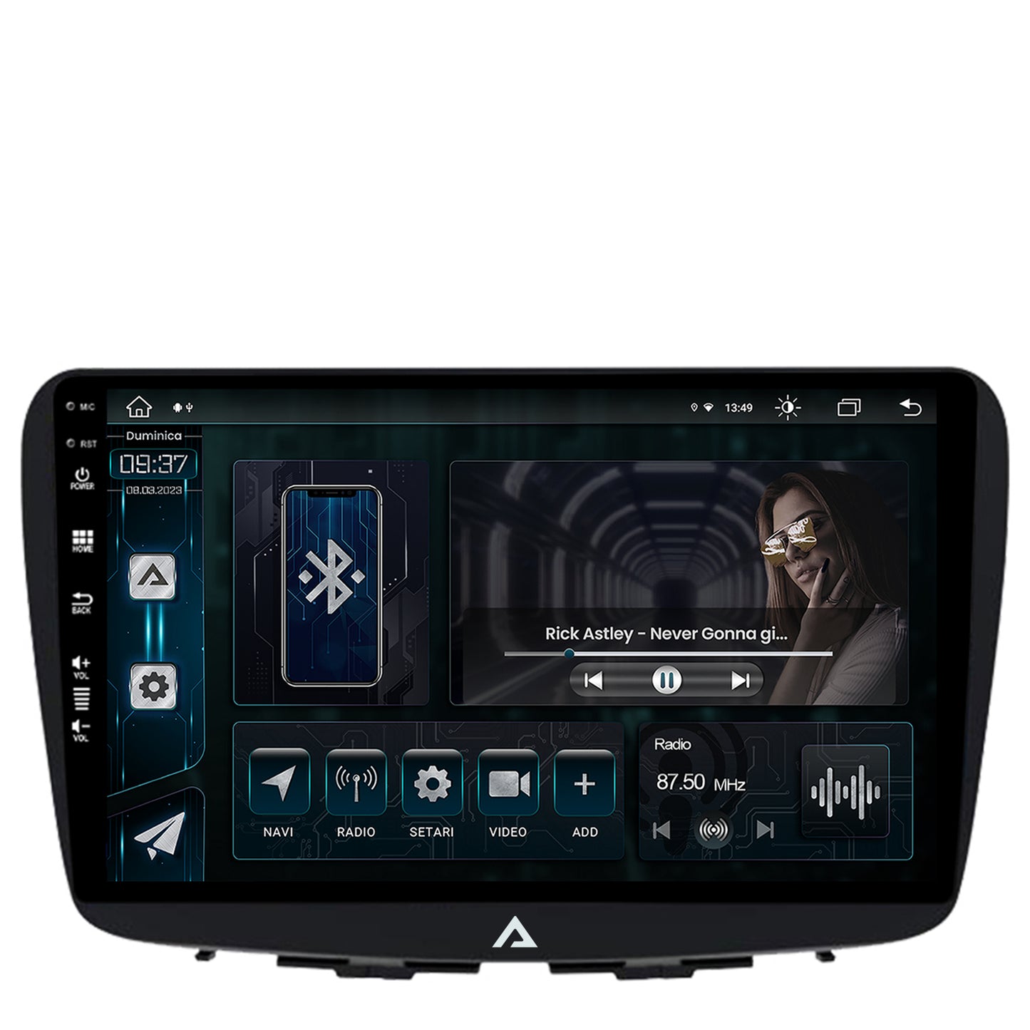 Navigatie Suzuki Baleno, Android, Z-Octacore / 8GB RAM + 256GB ROM, 9 Inch - AD-BGZ9008+AD-BGRKIT310