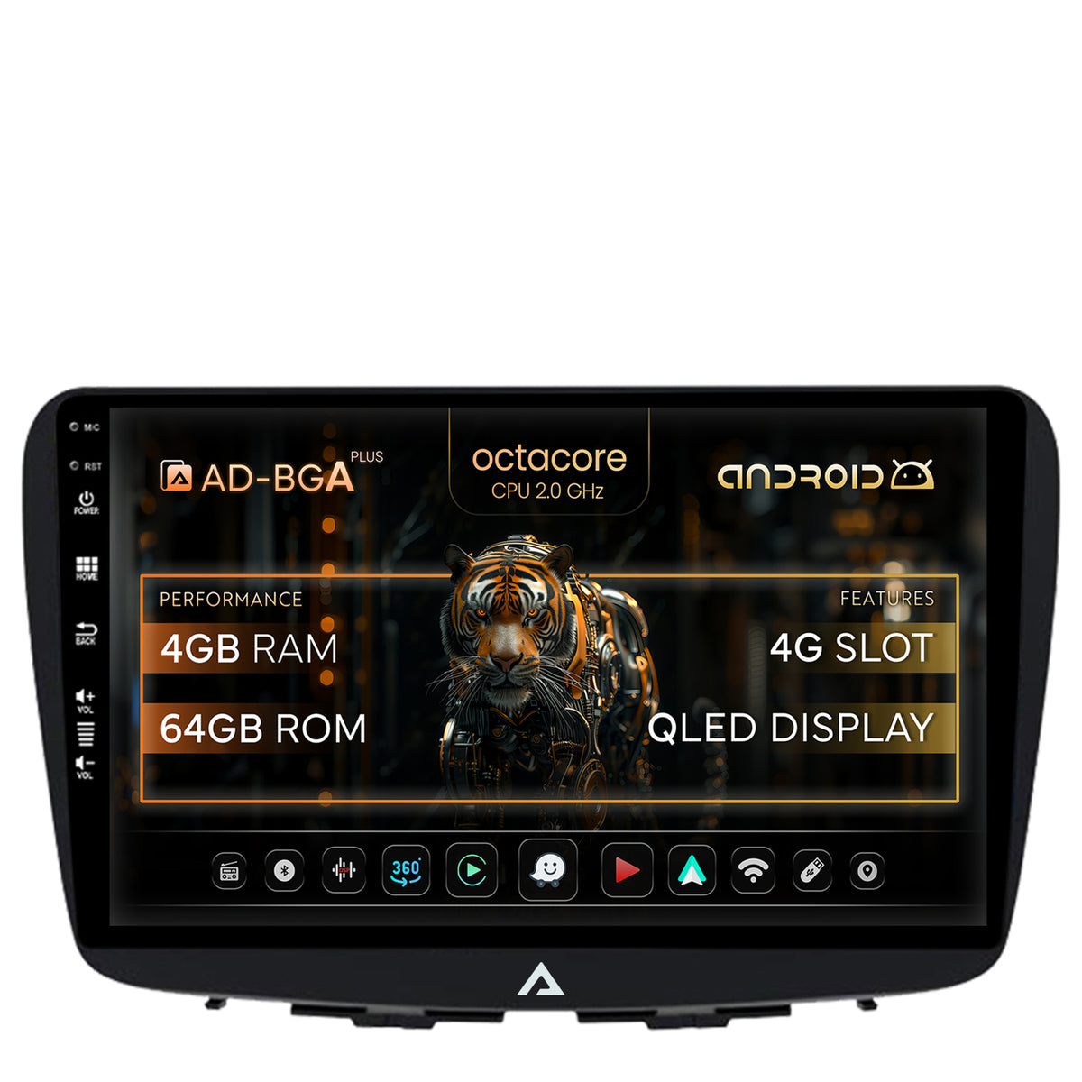 Navigatie Suzuki Baleno, Android, A-Octacore / 4GB RAM + 64GB ROM, 9 Inch - AD-BGA9004+AD-BGRKIT310